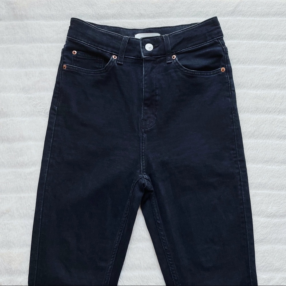 Dark Wash High Waisted Skinny Jeans